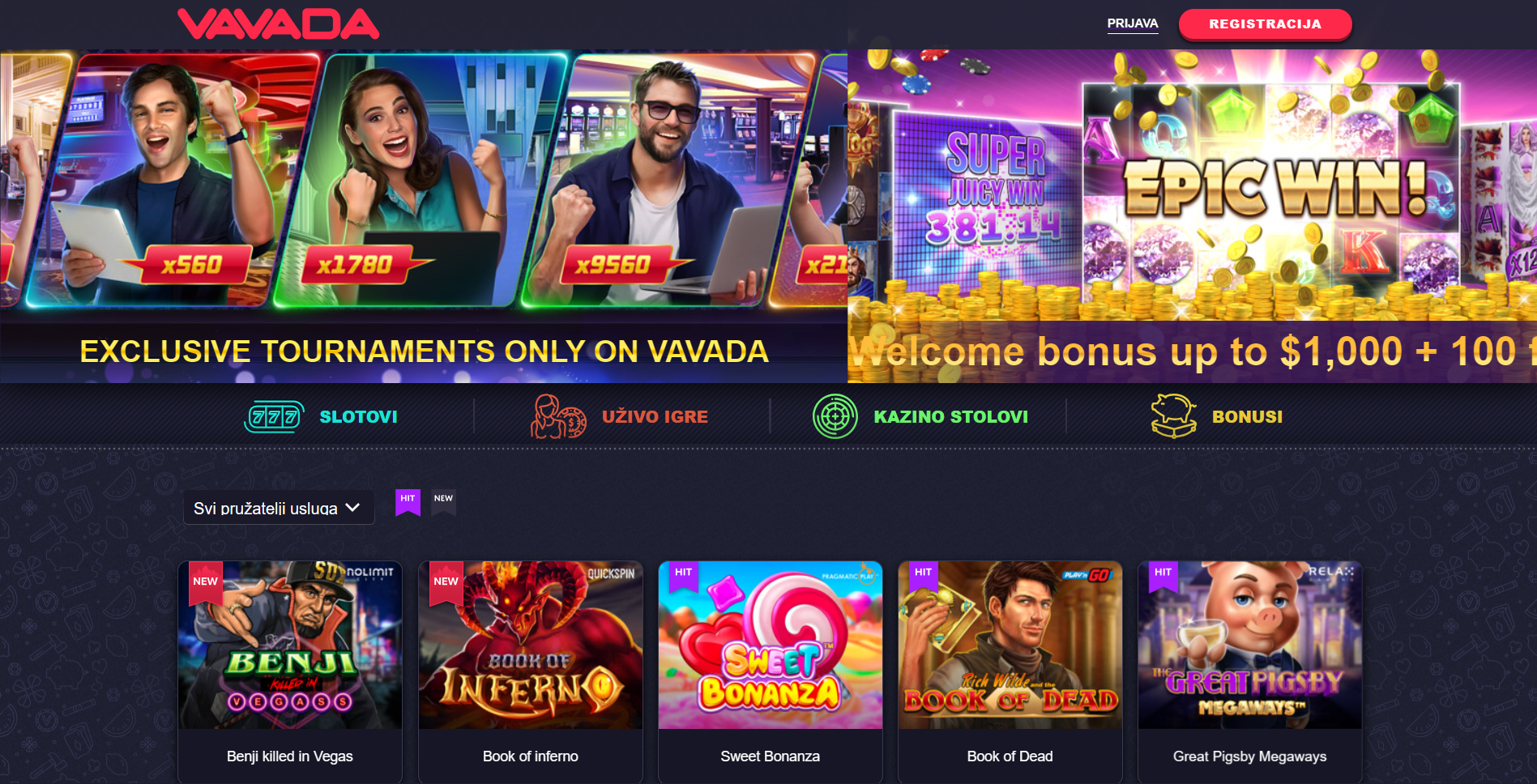 Vavada casino